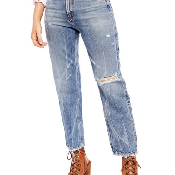 Free People Denim - Free People Dakota High Rise Mom Jeans NWT